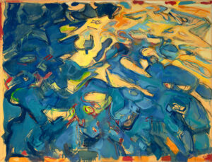 Blue Swimmer - Diptych