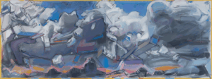 Lake Clouds 2 - Diptych