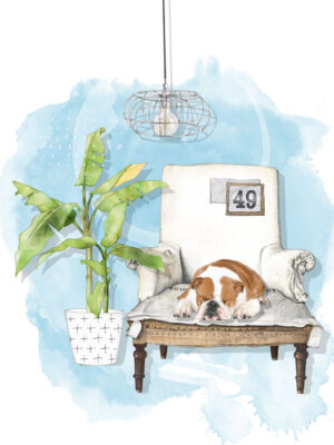 Chair 49 with Bulldog