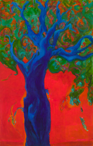 Red Sky, Blue Tree